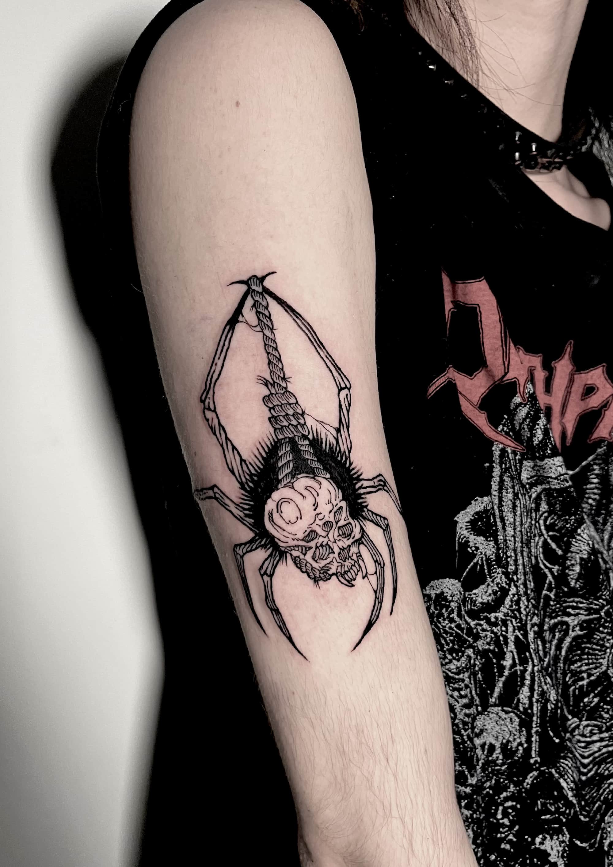 Tatuaje estilo grabado 5